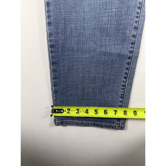 Levi's 505 Straight Leg Denim Jeans Womens Size 16 Comfortable Stretch Fabric - Picture 3 of 9